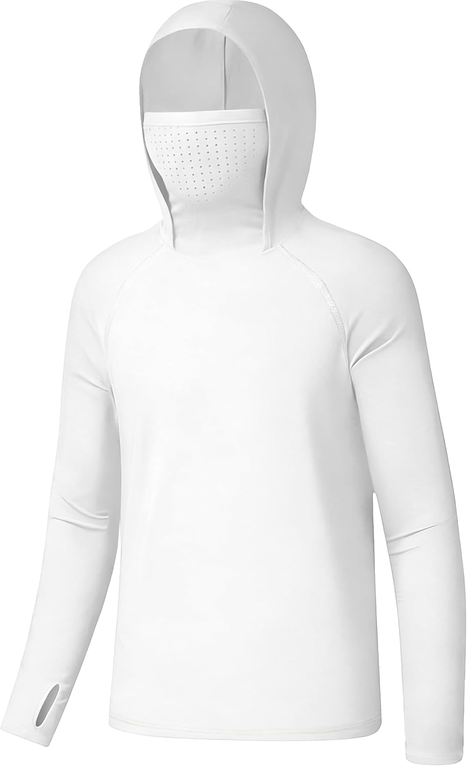 Skiennix Boys Hooded Fishing Shirt - Kids UPF 50+ Long Sleeve Rash Guard Hoodie | Sun Protection Swimwear