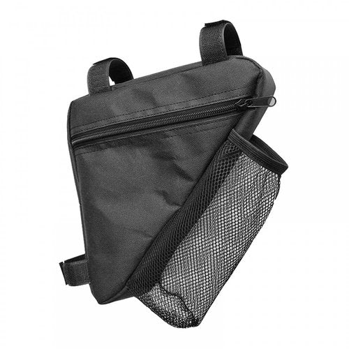 MiOYOOW Bike Triangle Frame Bag, Waterproof Bicycle Storage Bag with Water Bottle Mesh Pouch for Outdoor Cycling