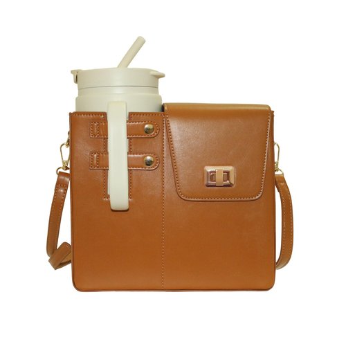 FUKEFUKEUS Purse for Stanley Cup,Water Bottle Bag Stanley Cup Holder with Strap Outdoor Crossbody Bag for Stanley Cup