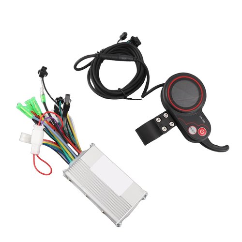 Yosoo Health Gear Electric Scooter Brushless Speed Controller, 48V 250/350W, LCD Display Control Panel with Switch, Color Screen Dual Mode
