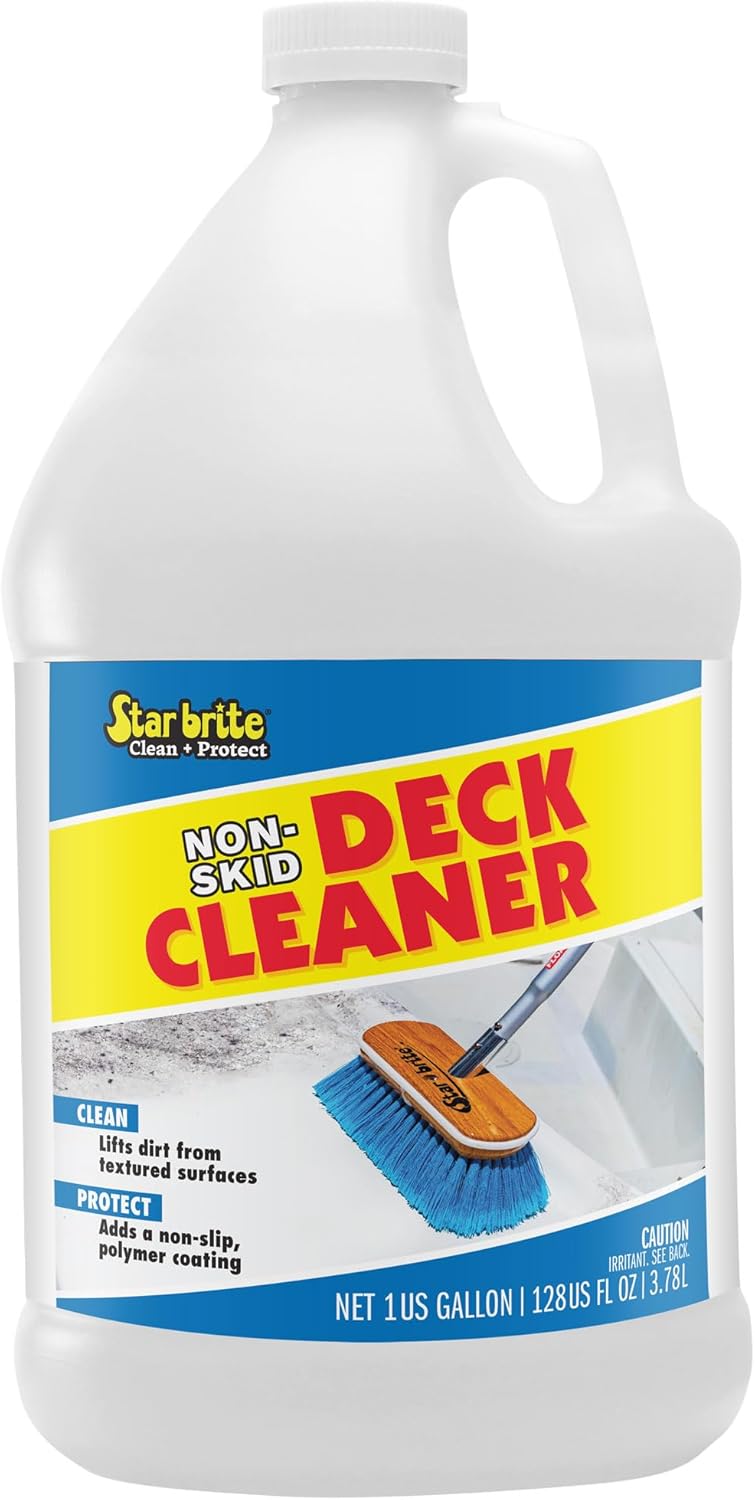 STAR BRITE Non-Skid Deck Cleaner - Ultimate Boat Deck Wash Protects Against Stains & UV Damage | Ideal for Fiberglass, Vinyl, Metal
