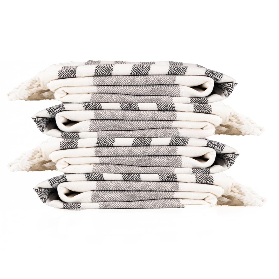 9Threads Cotton Turkish Beach Towel with Towels Oversized 36"x72" Pool Absorbent Extra Large Quick Dry Sand Travel Towel (Mélange Drift, 2 Pack)