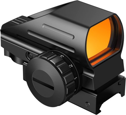 EZshoot Reflex Sight - 4 Reticles Red Dot Holographic Optic Scope with 20mm Rail Mount | Absolute Co-Witness