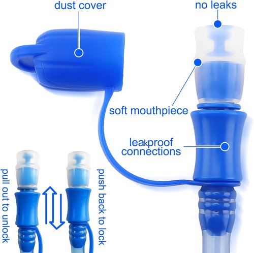 Hydration Bladder | BPA-Free Leak-Proof Water Reservoir for Hiking | 1.5-2-3L Sizes Available