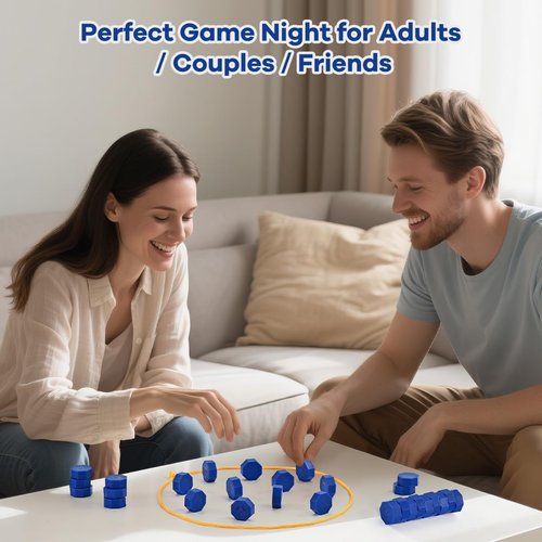 Bameca Magnetic Chess Game - Full-Size Stones for Family Fun | Travel & Camping Friendly