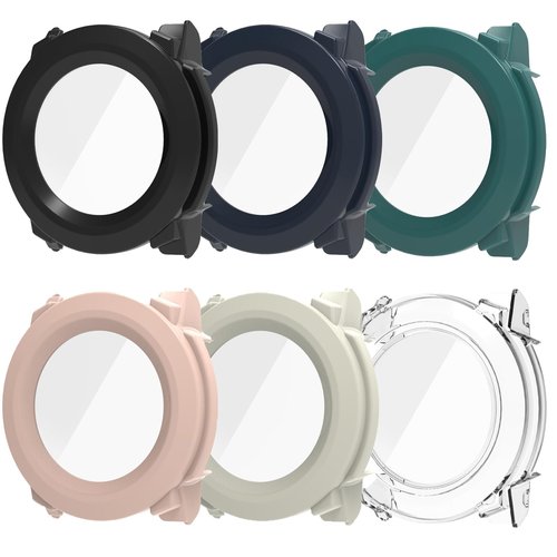 Screen Protector Case Compatible with Garmin Instinct 3 45mm 50mm Watch Band, Full Coverage, Hard PC Bumper, Ultra-Thin, Scratch Resistant, All-Around Screen Protector for Instinct 3 Watch (45MM)