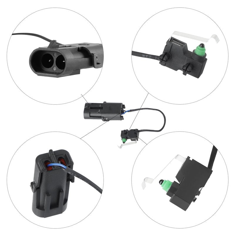 Roykaw Golf Cart DCS Reverse Micro Switch Assembly Compatible with EZGO Electric Models (1996-2002) -Female Part, OEM# 73195-G01, 73195G01, CS25537