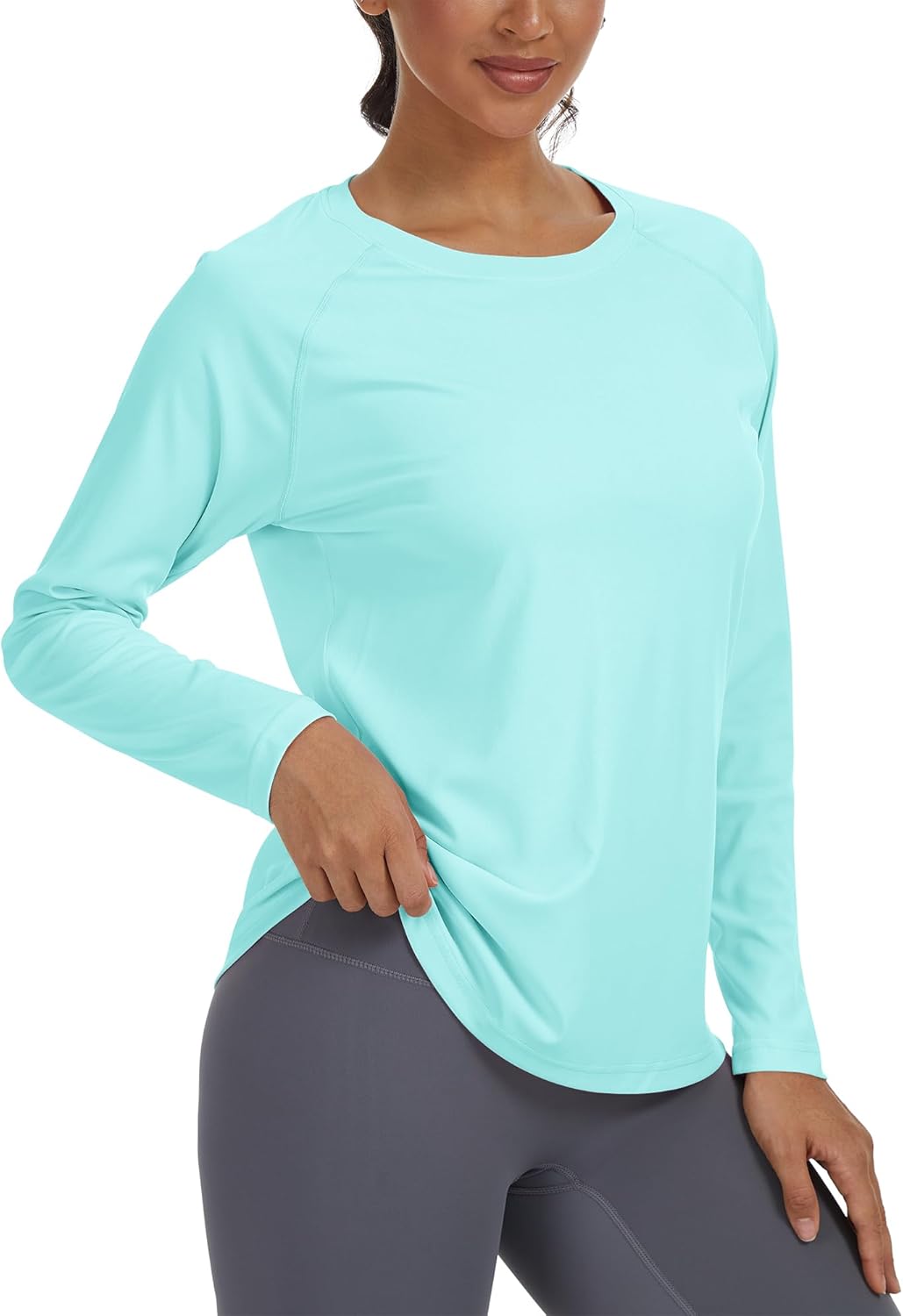 Skiennix Women's Sun Shirt - UPF 50+ Long Sleeve UV Protection Top for Hiking & Running