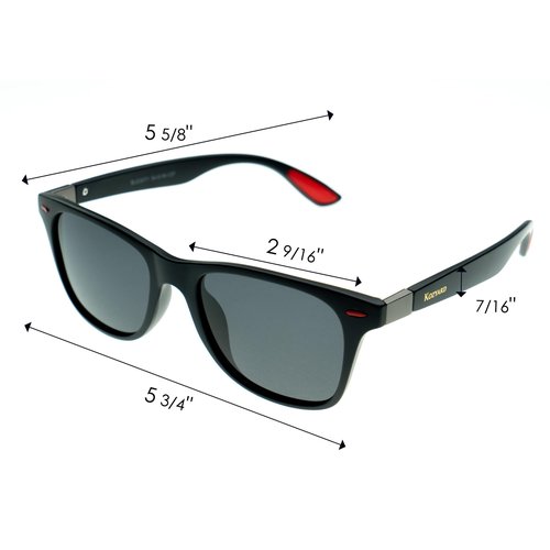 Kozyard Sunglasses for Men and Women UV400 Protection Premium Polarized Lenses, Durable Alloy Hinges, Lightweight Frame for Driving Fishing Outdoor Sports