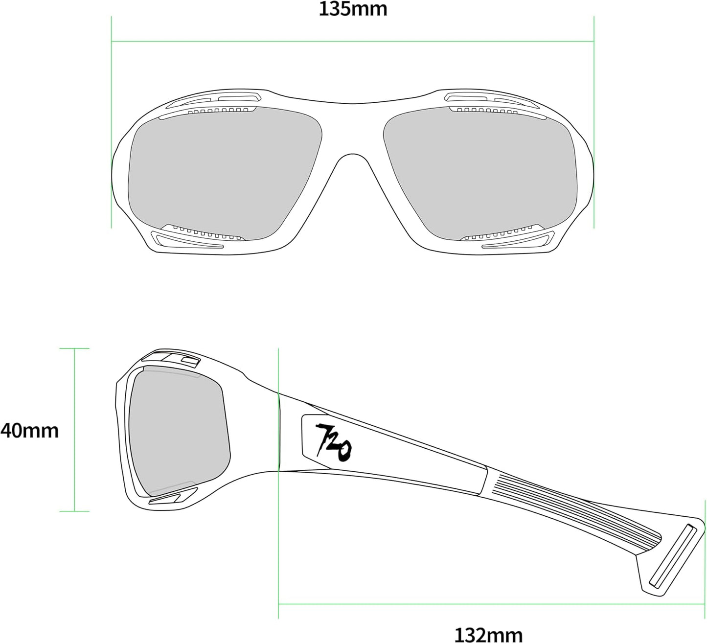 Stingray Polarized Floating Sunglasses - UV400 Protection for Water Sports | Unisex Design