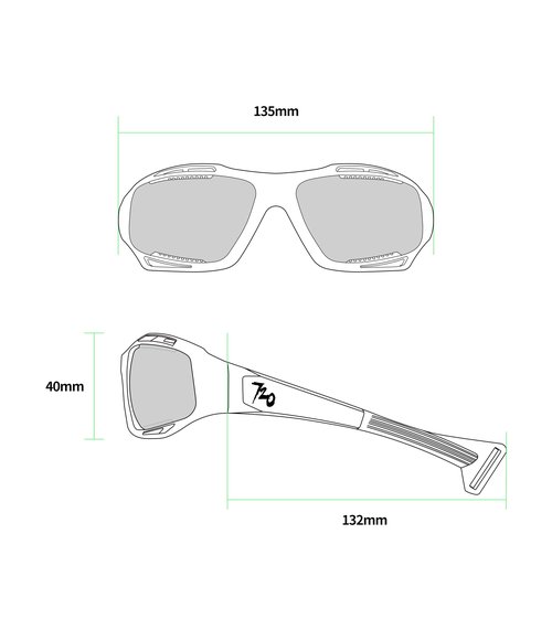 720armour Stingray Polarized Floating Sunglasses – UV400 Protection for Men & Women, Ideal for Water Sports (Matte Black Frame With Blue Lens)