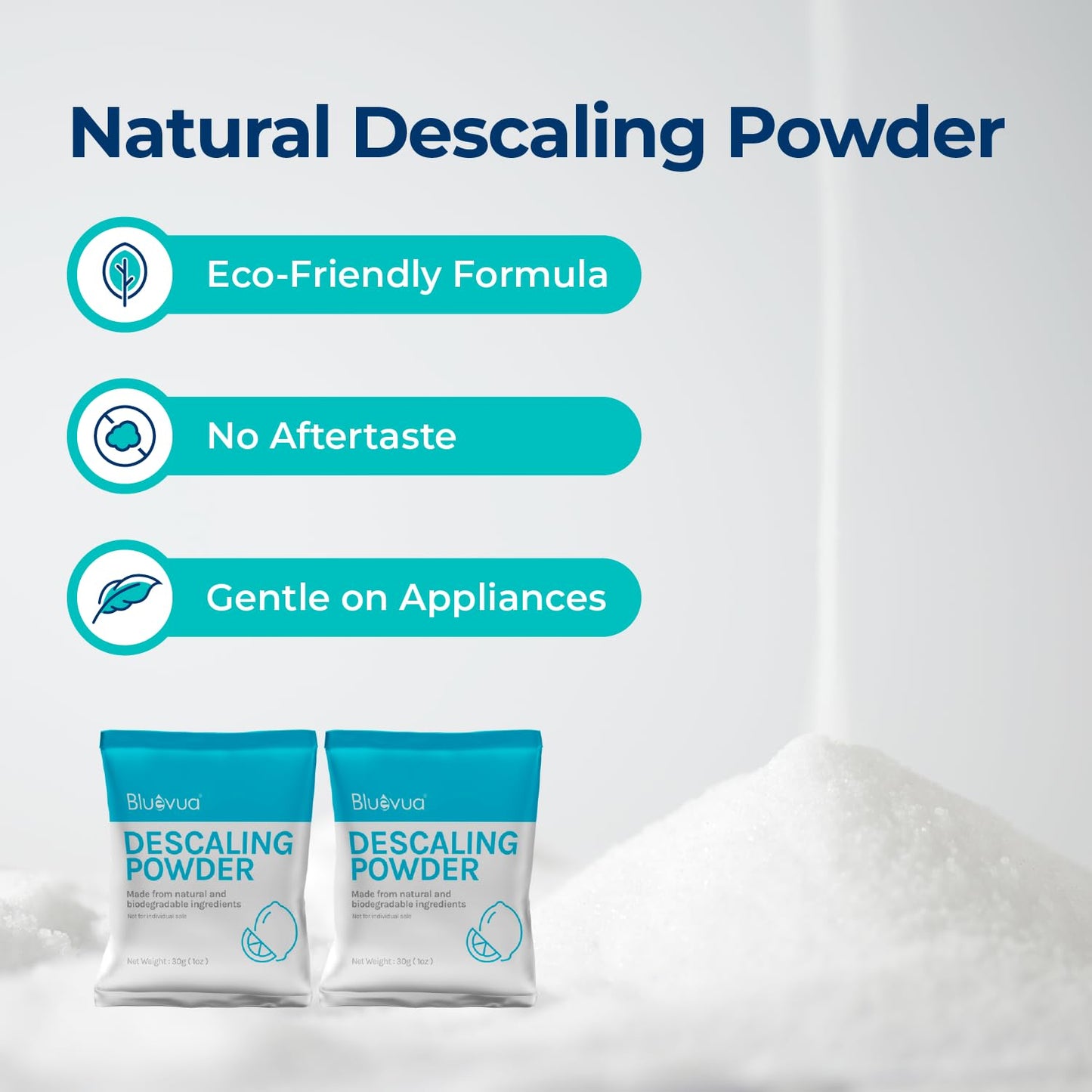 Bluevua Descaling Kit for RO100ROPOT-Lite & RO100ROPOT-Lite(UV) & RO100ROPOT-Travel Systems - Essential Maintenance for Optimal Water Quality