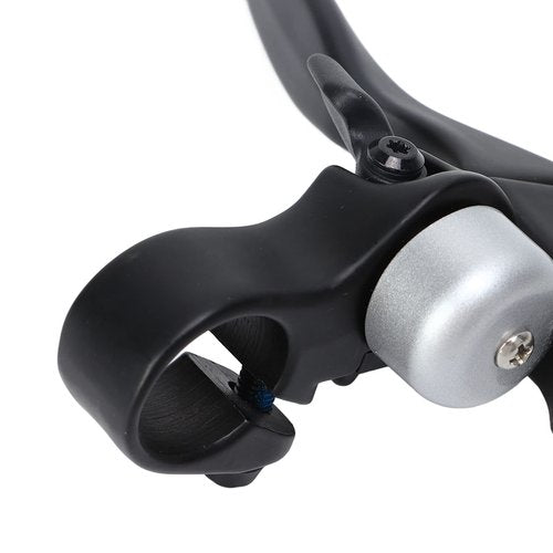Luatoxry Brake Handle for Scooter, Aluminum Alloy Scooter Brake Handle Replacement, Non Slip E Scooter Lever with Bell, Black Brake Lever Replacement with Ergonomic Design, 1Pcs