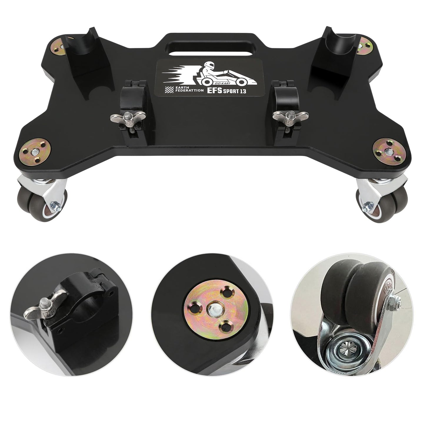 ARLVEKE Placement Bracket Compatible with Segway Ninebot Gokart Kart Trailer Rack Accessories