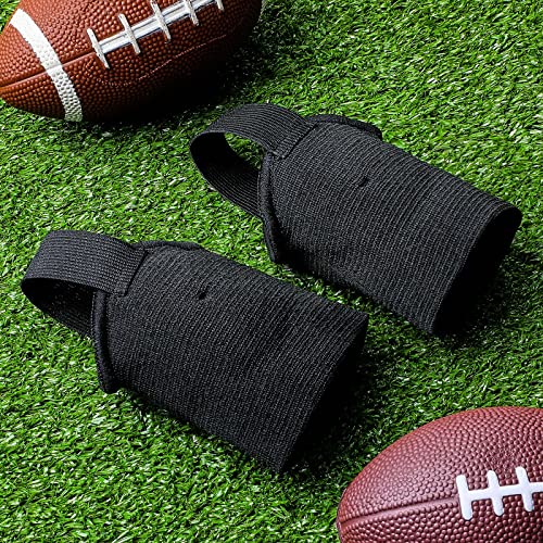 2 Pairs Soccer Ankle Guards Protective Support Pads Elastic Breathable Black