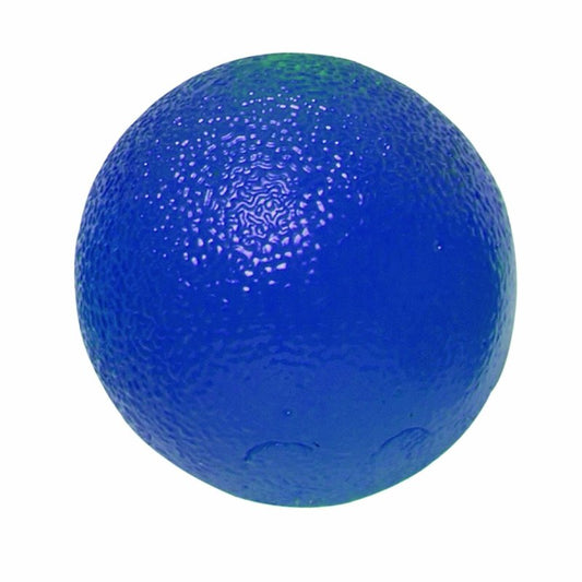 Cando 10-1494 Blue Circular Hand Exercise Ball, Heavy Resistance, Standard