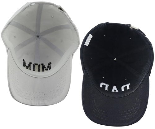 New Parents Gifts for Couple, 2PCS EST 2026 Mom and Dad Hats, Mama Papa Baseball Cap, Mothers Fathers Day Birthday Gifts for New Dad Mom Husband Wife