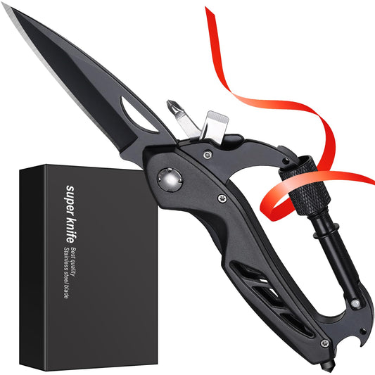 Gifts for Men Him Dad, Christmas Stocking Stuffers Gifts for Husband, Multitool Christmas Stocking Stuffers for Men, Mens Fathers Day Birthday Gift, EDC Gadgets Gift for Him Camping