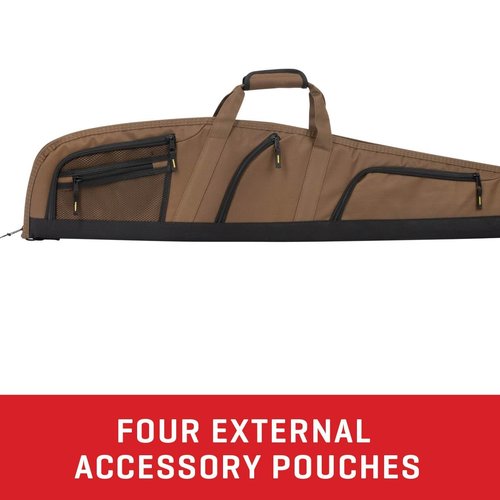 Allen Company Daytona Soft Shotgun Case (52") Soft Gun Case - Mocha Brown - Foam Padding - Heavy Duty Fabric - 4 External Pockets - Easy to Carry - Gun Bag - Shotgun Accessories - Hunting Accessories
