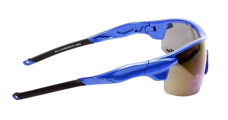 Calabria Rally Cobalt Black/Blue Mirror Pickleball Sunglasses for Women Polarized Pickleball Glasses for Men Racquetball Protective Eyewear Outdoor Sunglasses Men Sport Golf Squash Cricket Glasses