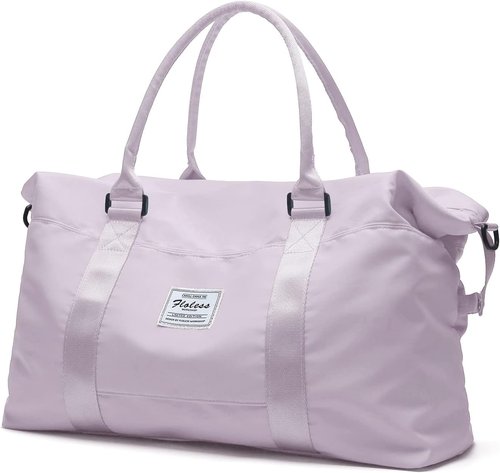 HYC00 Travel Duffel Bag,Carry-on Overnight Weekender Bags for Women,Sports Tote Gym Bag with Wet Pocket