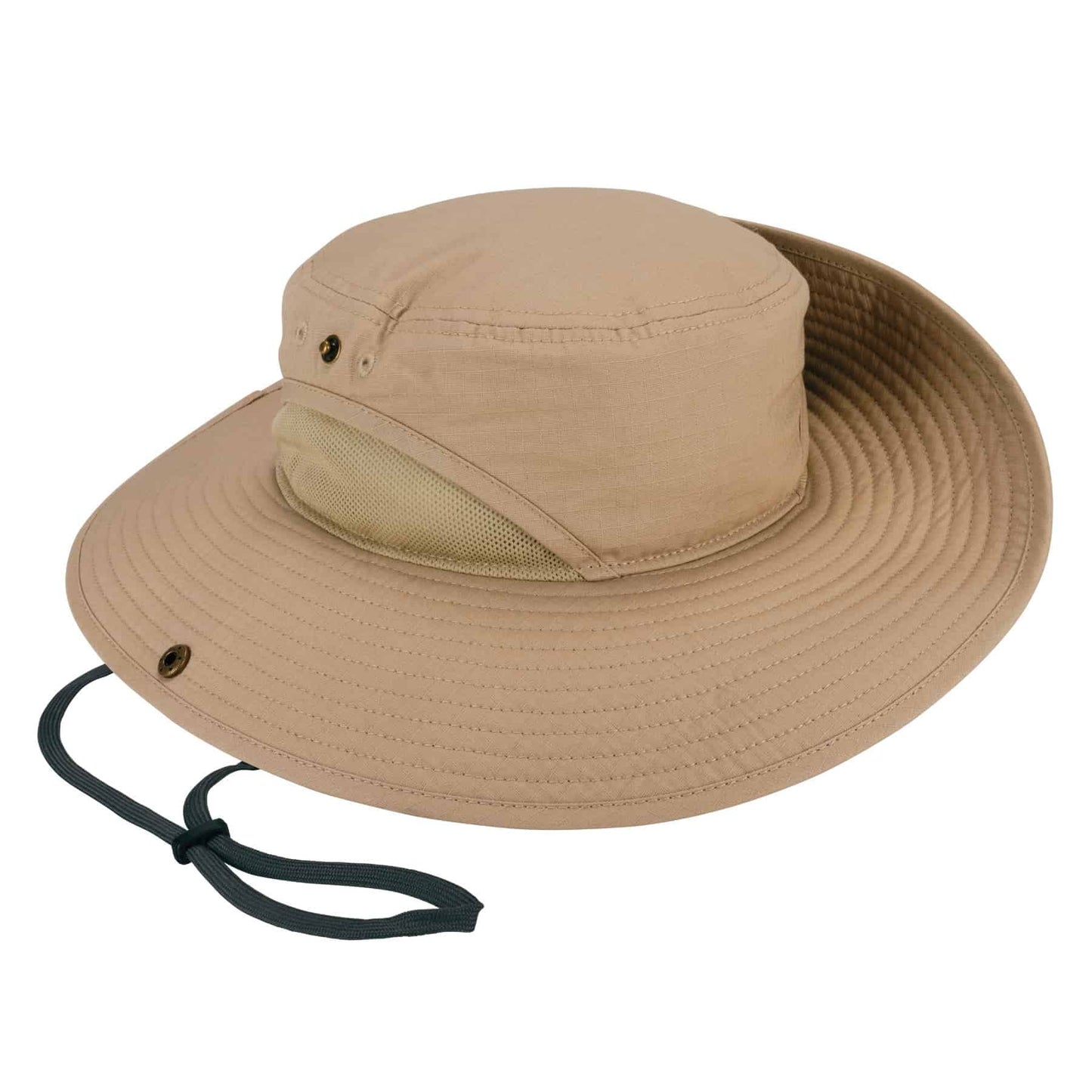 Ergodyne unisex adult Lightweight Ranger - Mesh Paneling Sun Hat, Khaki, Large-X-Large