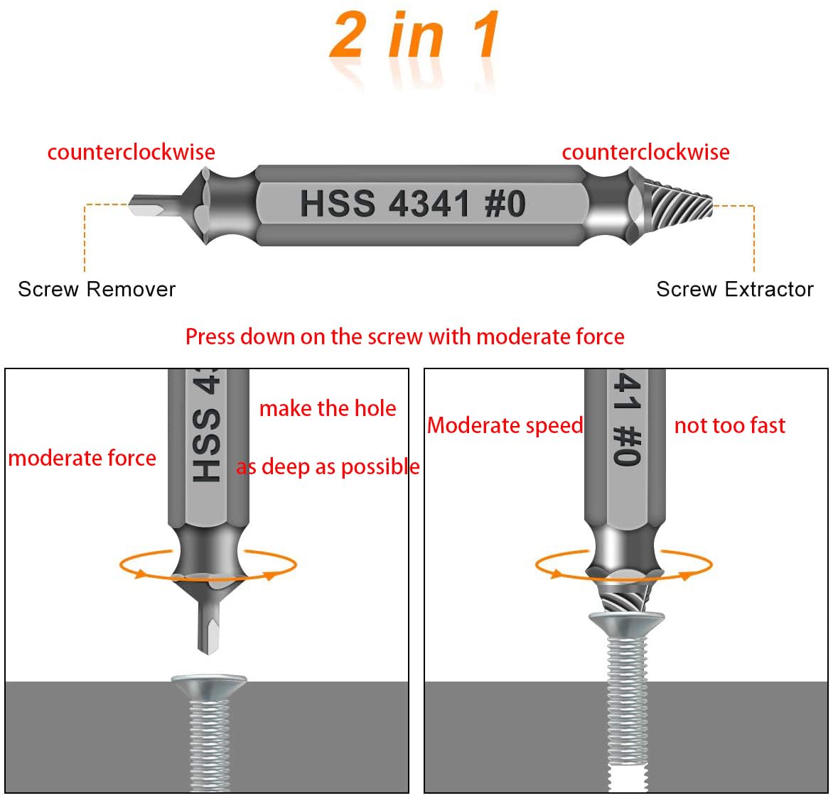 Gifts for Men,Damaged Screw Extractor Set,Christmas Stocking Stuffers for Adults Men Him,Mens Gifts for Dad,Husband,Stripped Screws Bolt Drill Bit Tools for Easy Removal of Rusty Broken Screw