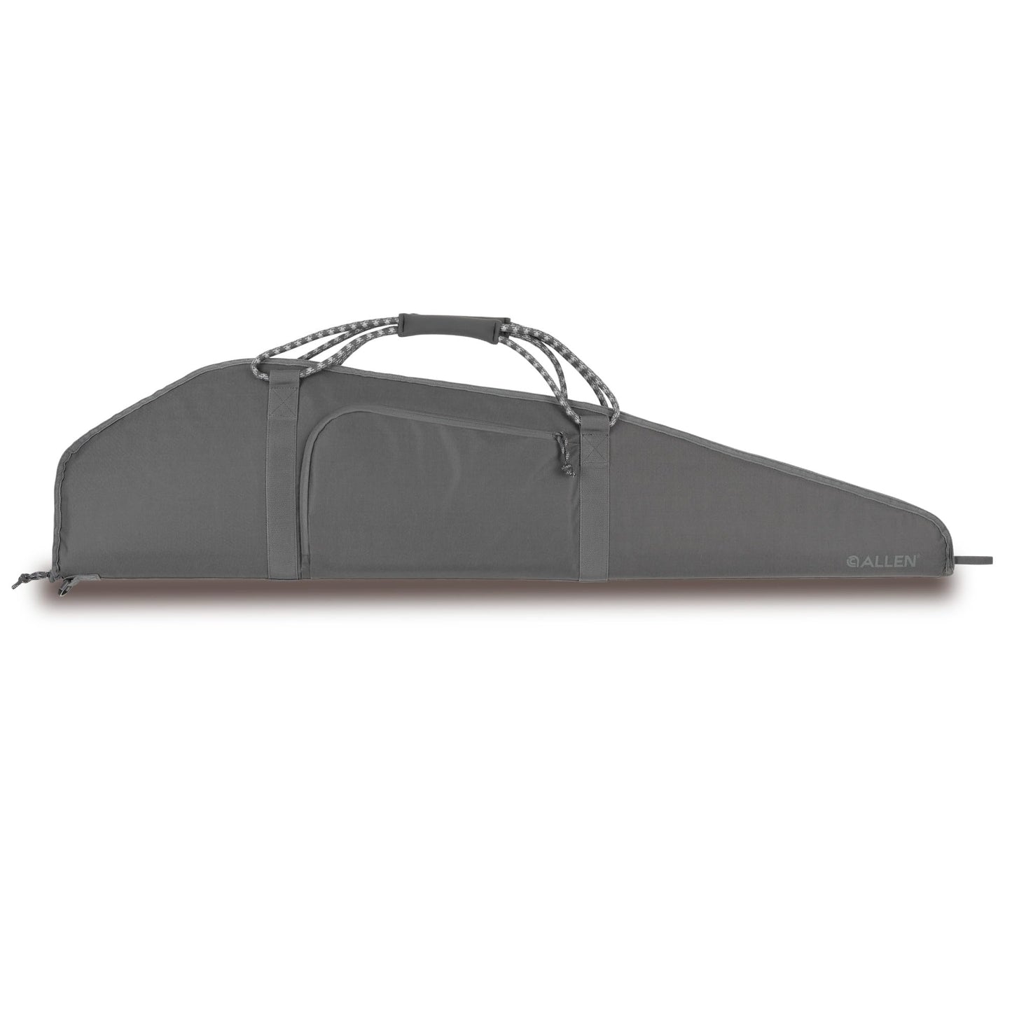 Allen Company Rollins Gun Case – 46" Rifle Lockable Soft Gun Case with Dense Foam Padding, Exterior Gear Pocket, Padded Carry Handle, Gray