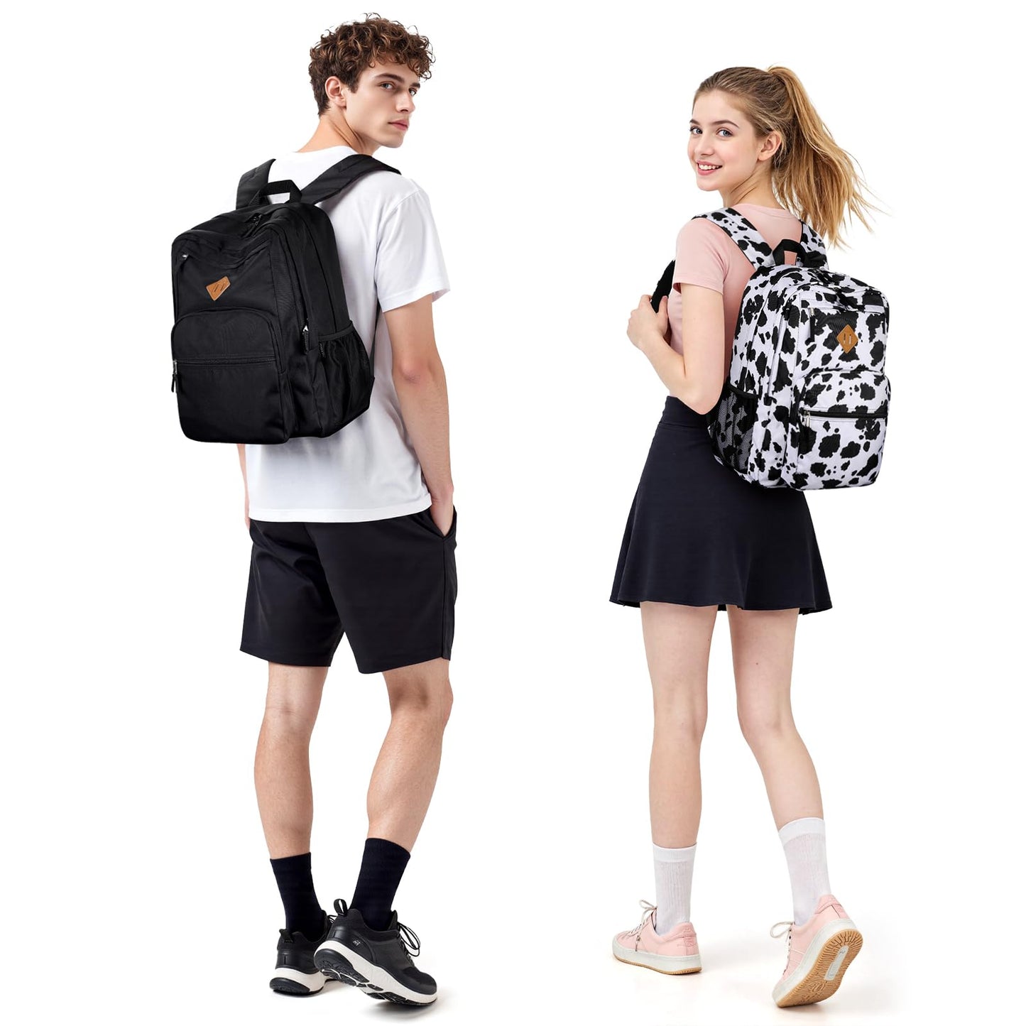 ZORFIN 26L Backpack for College, and Travel: Water Resistant Bookbag