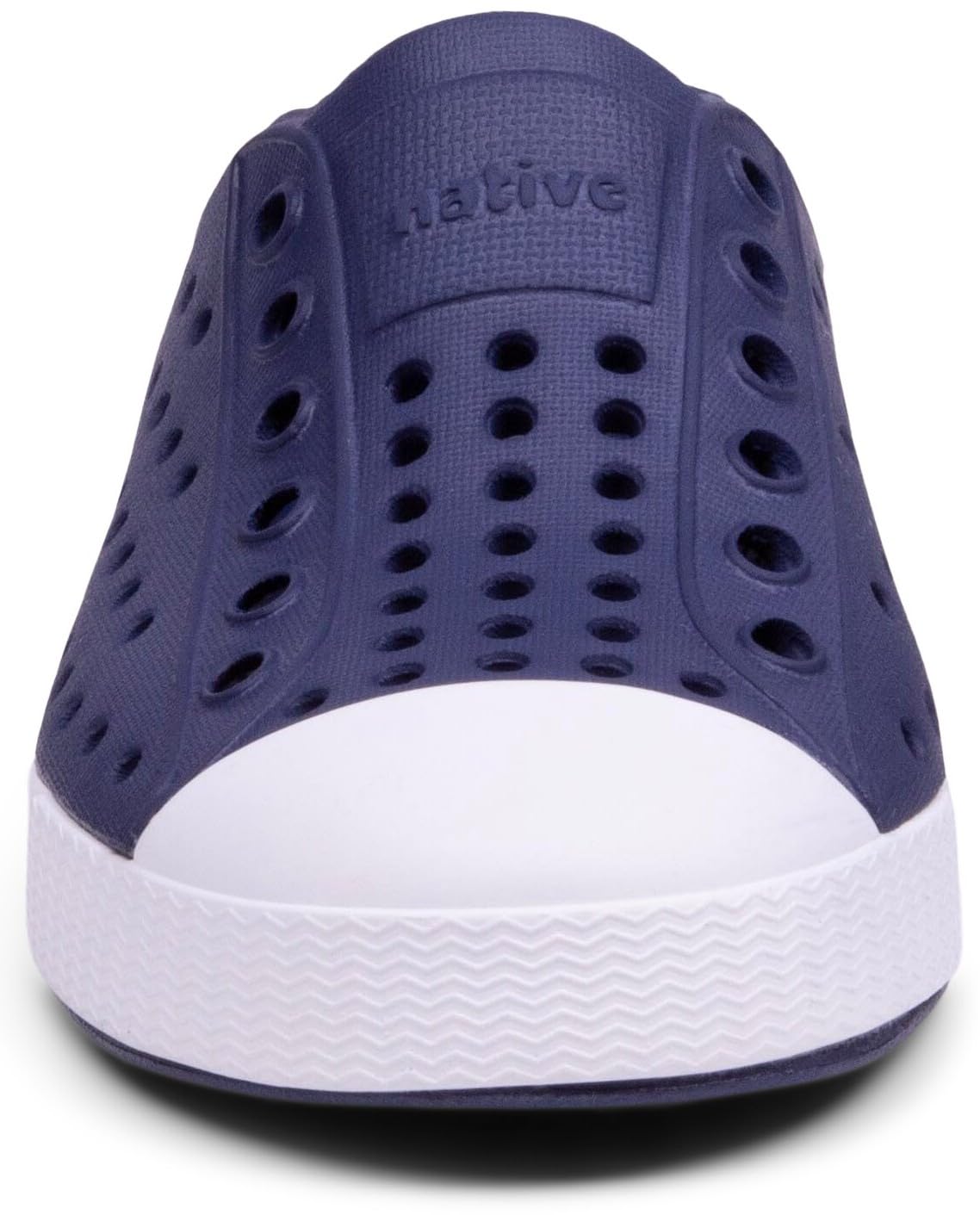 Native Shoes Unisex-Kids Jefferson Sneakers, Regatta Blue/Shell White, 4 Big Kid