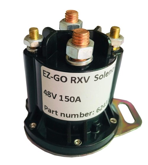 Golf Cart EZGO RXV Solenoid, 48V 150A,4 Terminal Replace OEM# 624317,649373