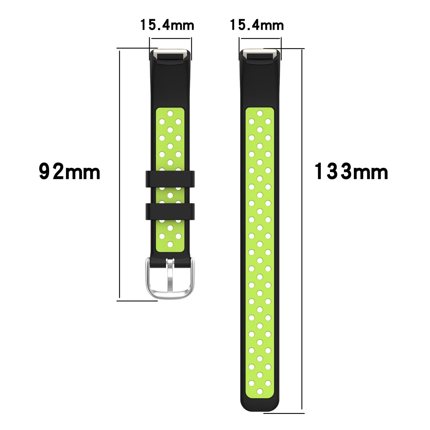 Replacement Straps Compatible with Fitbit Luxe Bands Smartwatch Accessories Breathable Silicone Bands Quick Release Sport Wristband Strap for FitBit Luxe for Women Men