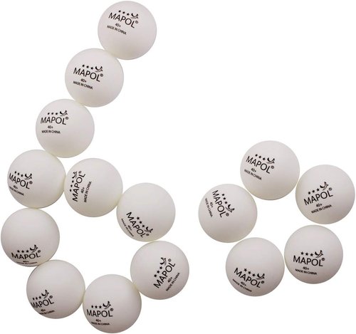 MAPOL 40+ Premium 3-Star Ping Pong Balls - 60 Count Advanced Table Tennis Practice Balls