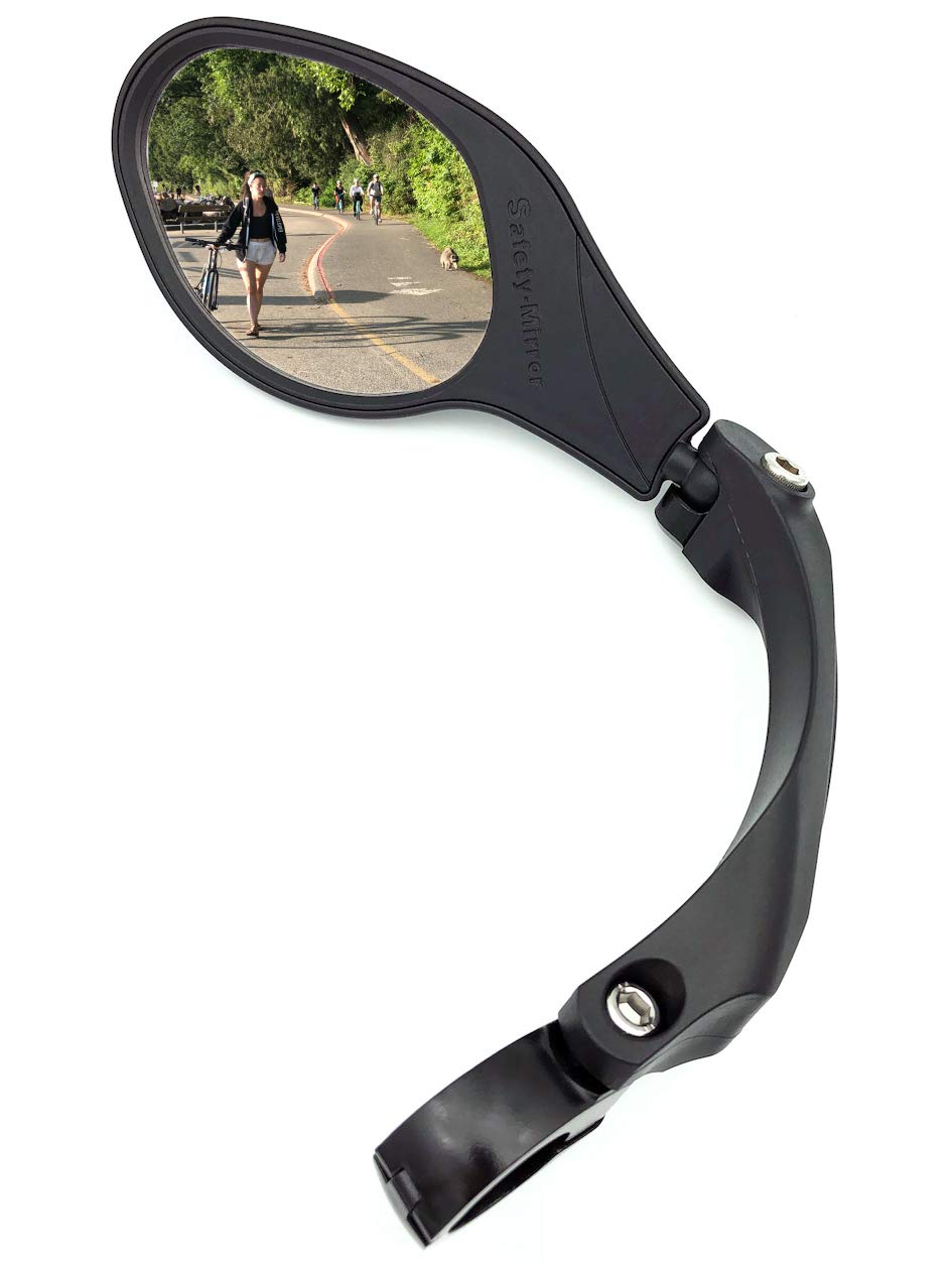 Hafny Handlebar Bike Mirror, Stainless Steel Lens, Bicycle Mirror, Safety Reflector, E-bike Mirror, Cycling Mirror, HF-MR081