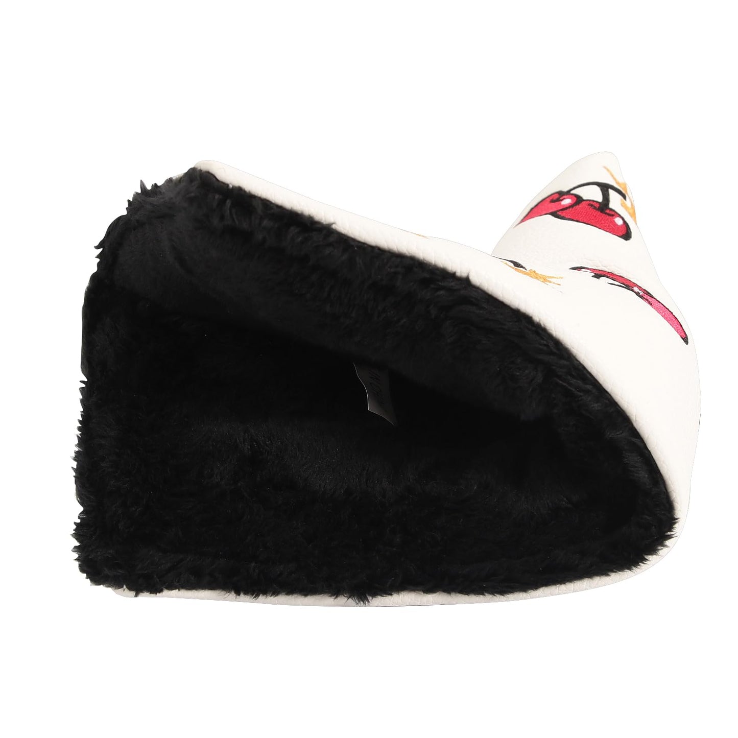 Studio Crafted Cherry Bombs Blade Golf Putter Cover Magnetic Golf Putter Headcovers (White)
