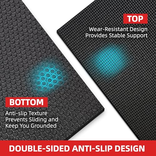 Extra Large Exercise Mat 8'x6' - Thick Workout Mat for Home Gym