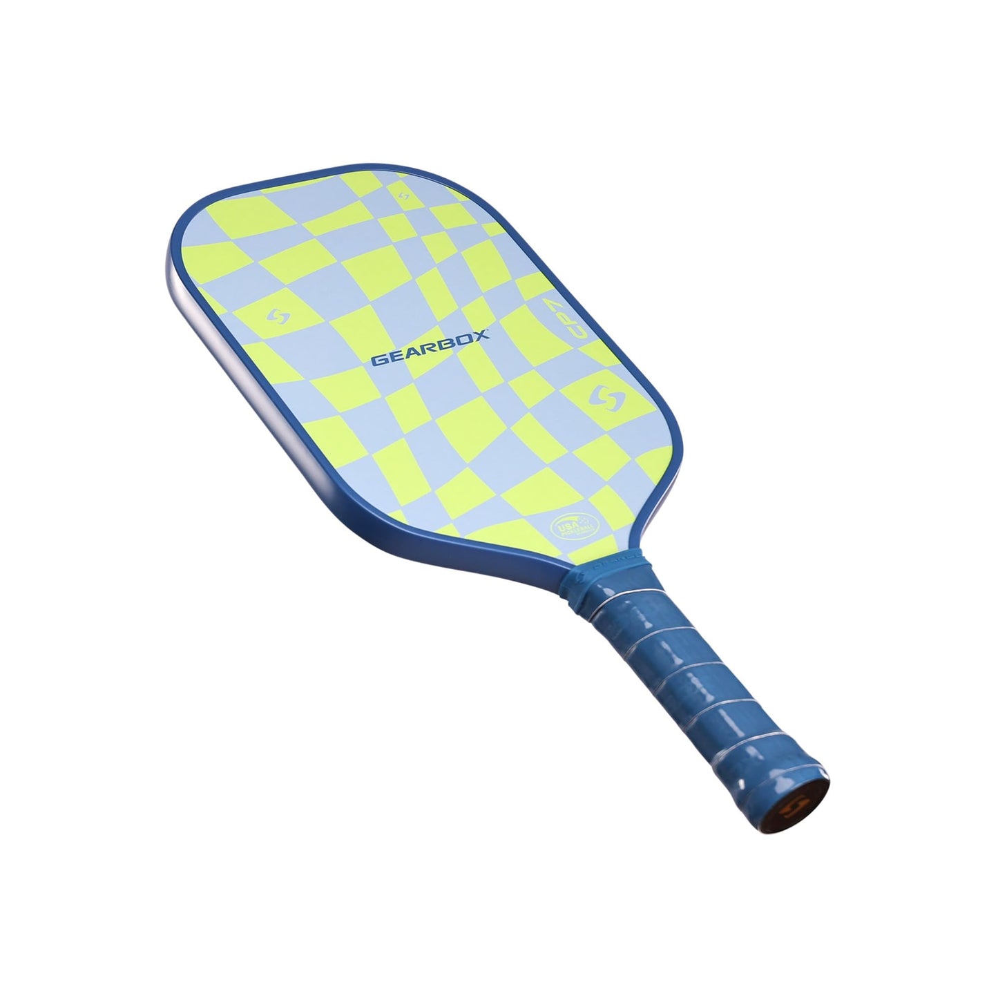 Gearbox CP7 Pickleball Paddle 8 oz – Lightweight Carbon Fiber Paddle with Textured Surface for Ultra Spin, Power & Control – Elongated Shape, Large Sweet Spot, Hyper-Bite Technology, 4” Grip
