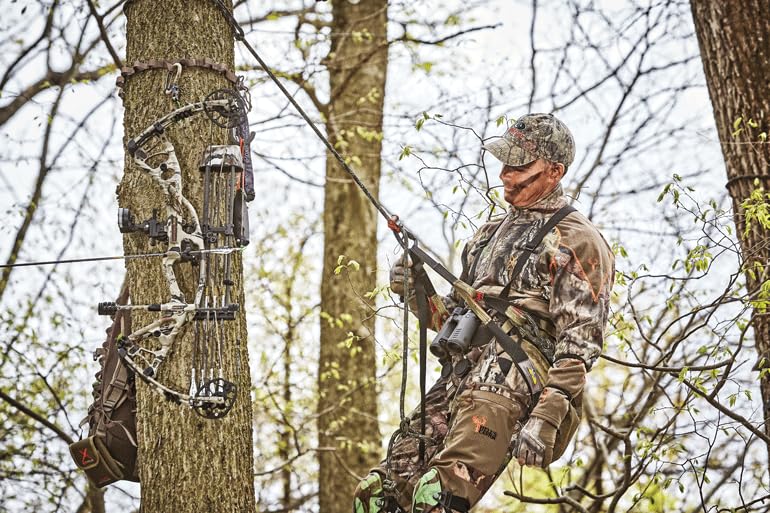 QOGIR Saddle Hunting Back Support Band with EVA Padding, Adjustable & Lightweight