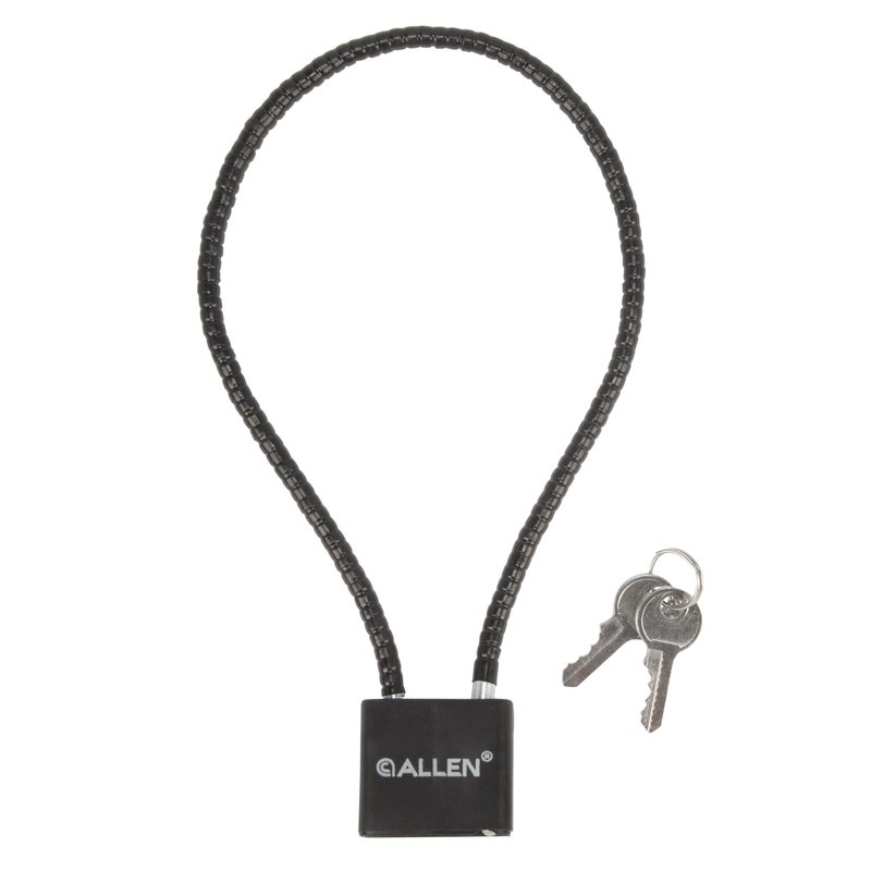 Allen Company Cable Gun Lock for Shotguns, Rifles & Handguns (2 Keys) Black, 15"