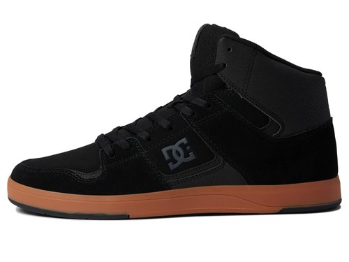 DC Mens Cure Casual High-Top Skate Shoes Sneakers Black/Gum 1 10 D - Medium