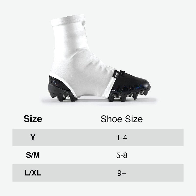SLEEFS Spats/Football Cleat Covers [1 Pair - S/M American Flag] - Laces Covers/Wraps for Football, Baseball, Soccer, and Field Hockey - Youth and Adult Sizes for Men, Boys and Girls - Small/Medium