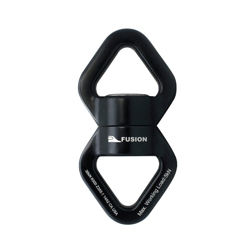 Swing Swivel, 36 KN Rotational Device Hanging Accessory for Web Tree Swing, Therapy Swing, Aerial Dance,Aerial Yoga, Swing Spinner Hanger, Rock Climbing, Hanging Hammocks