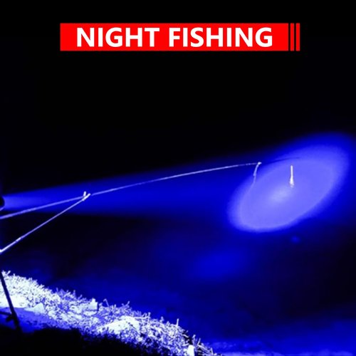 XINFEIBEI Blue Light Penlight Flashlight, Single Mode Blue Light LED Torch for Night Hiking, Hunting and Observing, 5-Pack