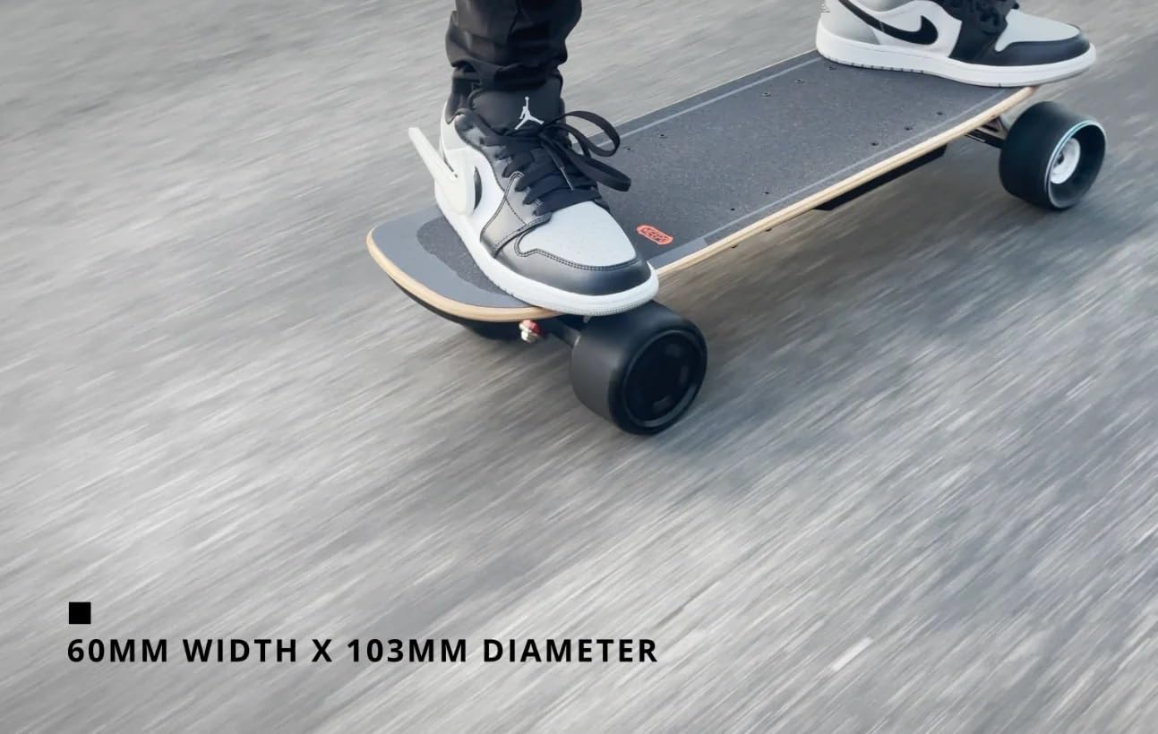 Momentum Boards Hollow 105mm Electric Hub Motor Sleeve Electric Skateboard Motor Wheels Best for Exway, enSkate, Backfire, Meepo Wheels, Wowgo, Tynee, Lycaon, Koowheel, and Hobbywing