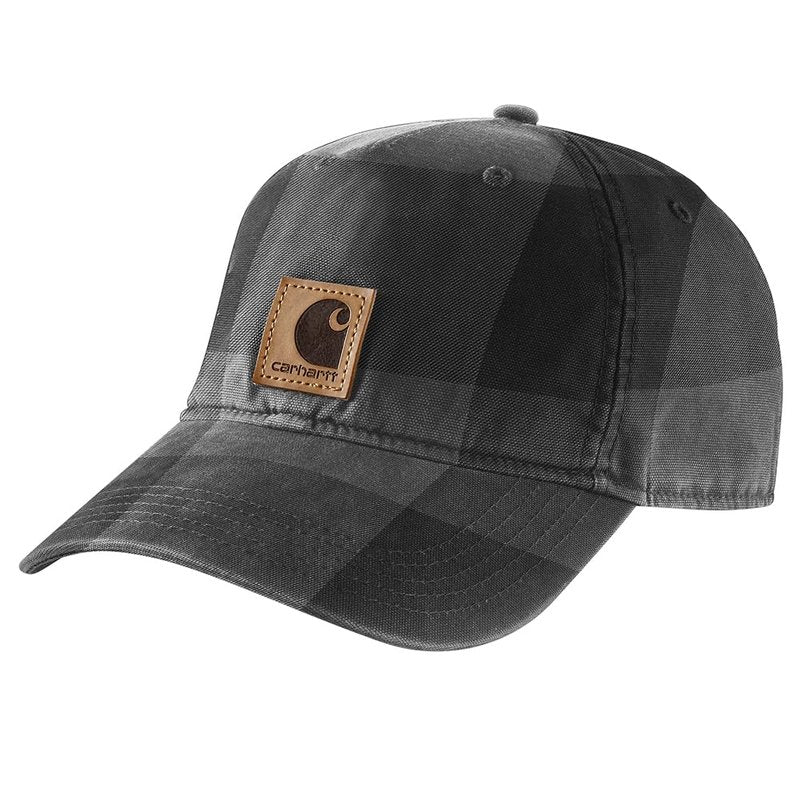 Carhartt Men's Flannel Cap, Gravel, One Size