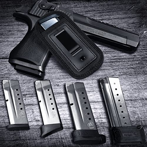IWB Magazine Holster - 2 Pack Universal Double Stack Mag Pouch