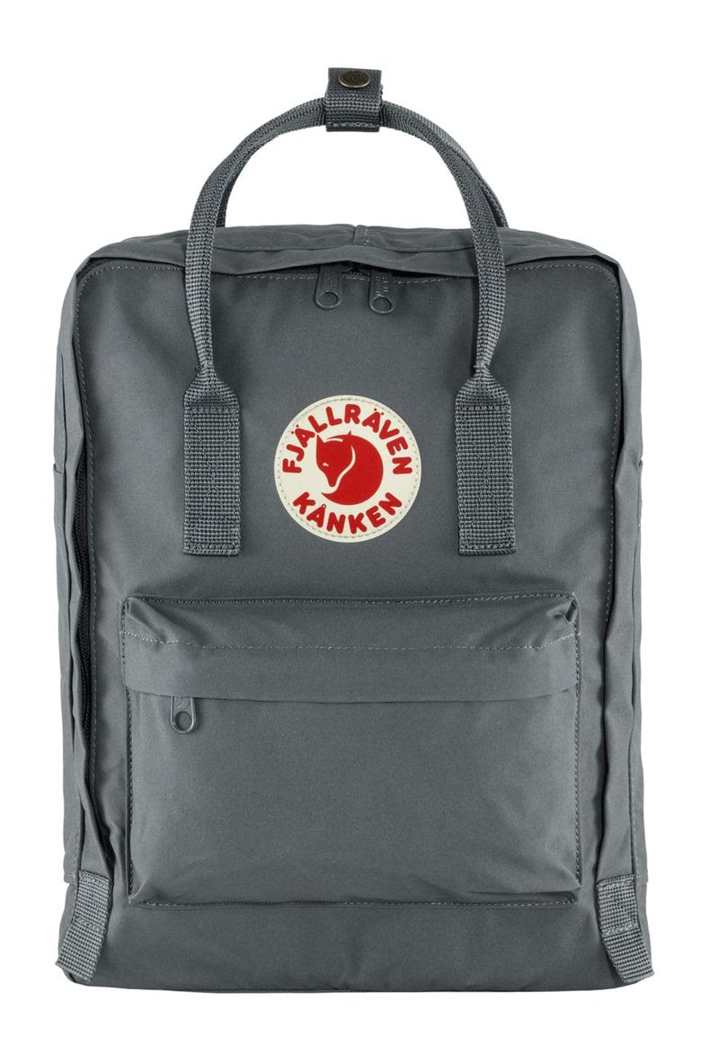 Fjällräven Kanken Backpack - Durable Vinylon Fabric, Water-Resistant, Classic Design - School, Travel, Super Grey