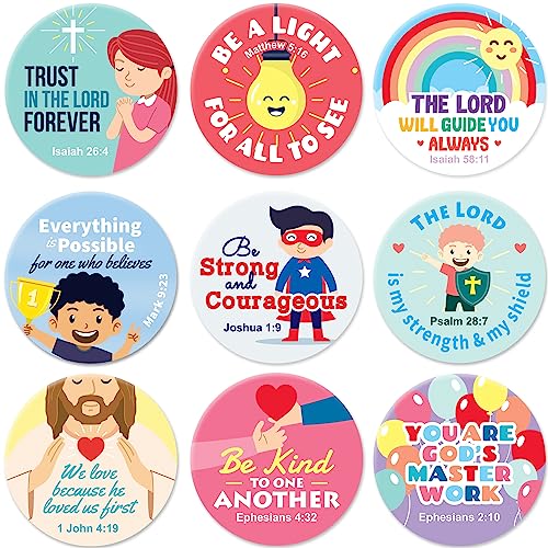 Bible Verse Stickers - 1,008 Count for Kids & Adults