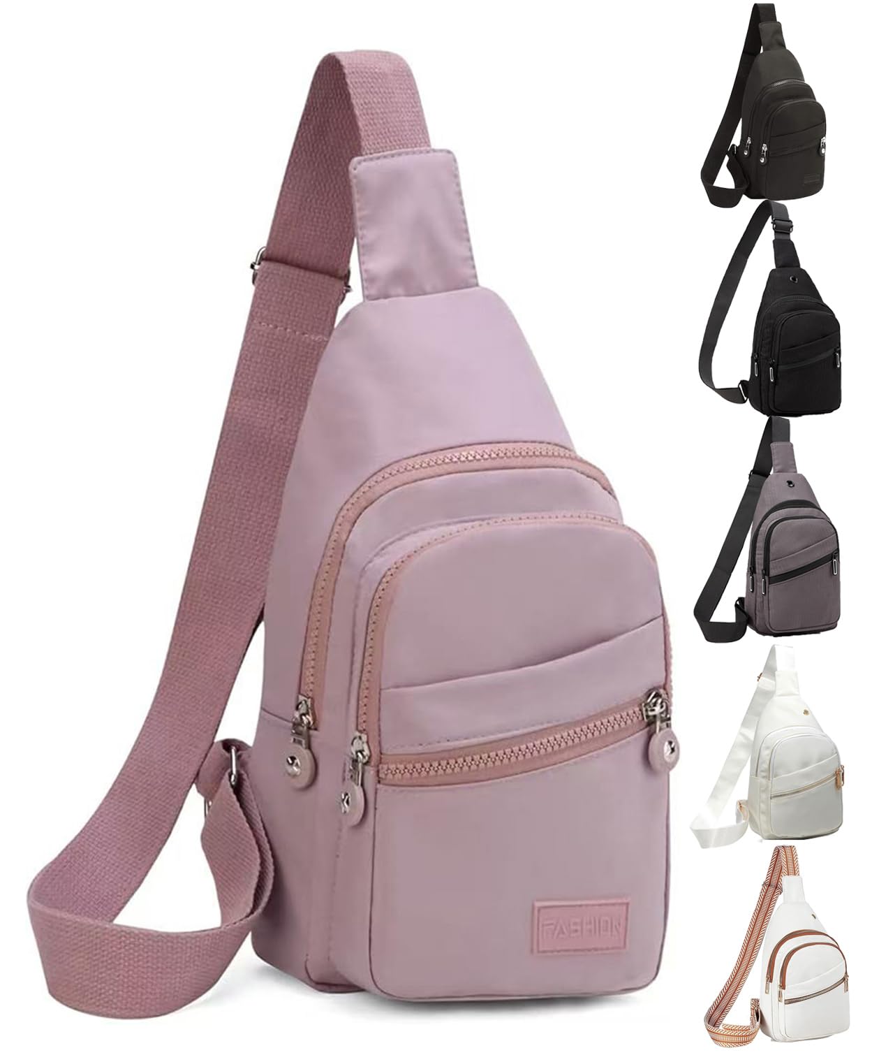 EVANCARY Crossbody Bag Small Sling Bags for Women Men Lightweight Cross Body Shoulder Sling Backpack Chest Daypack