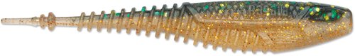 CrushCity Freeloader Soft Plastic Swimbait Minnow, Natural Swimming Action for Jig Heads & Multi-Species Bass Fishing, 4-1/4", Perch